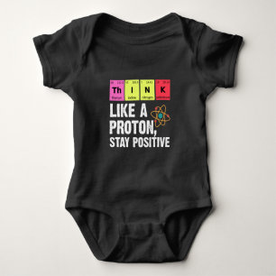 Body Para Bebê Professor de Física de Química Estudos de Proton