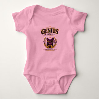 Body Para Bebê Professor Purr-Ple™ – Gênio em Progresso