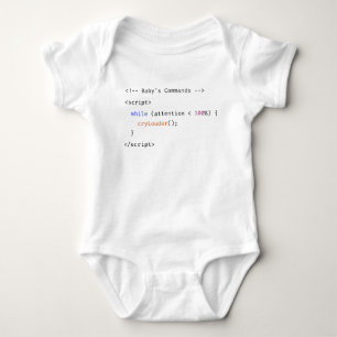 Body Para Bebê Programador E Desenvolvedor Engraçado Código Recém