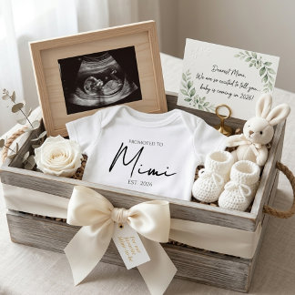 Body Para Bebê Promovido a Mimi Ano de Fundação EST Anúncio