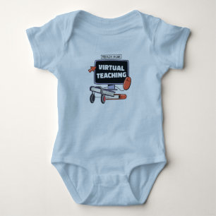 Body Para Bebê Pronto para o ensino virtual