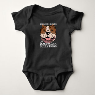 Body Para Bebê Proprietário Americano de Bully Dog Bullys Amer