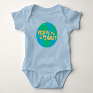 BODY PARA BEBÊ PROTEGER O PLANETA SALVAR O ECOLÓGICO DA TERRA