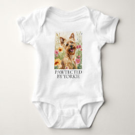 Body Para Bebê Protegido por Yorkie Baby Bodycase Gift