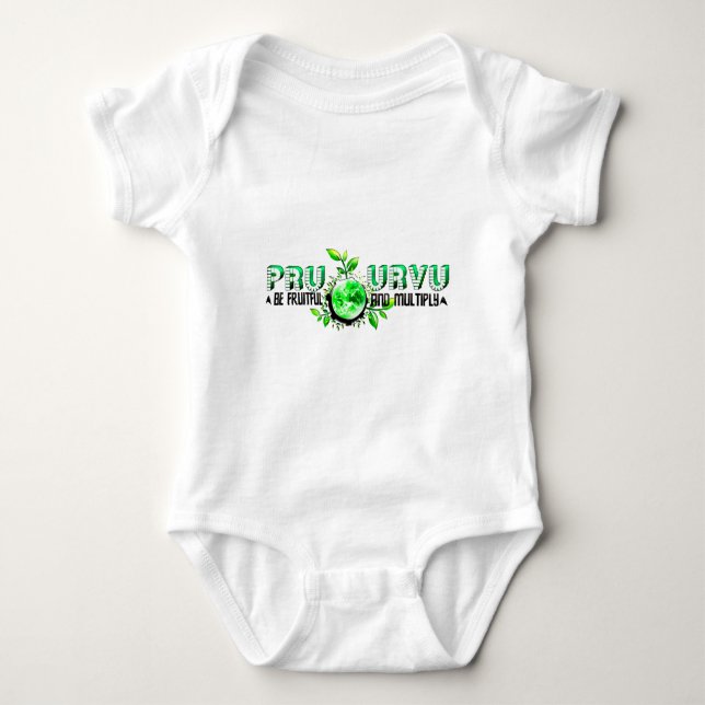 Body Para Bebê Pru Urvu (Frente)