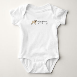 Body Para Bebê pug