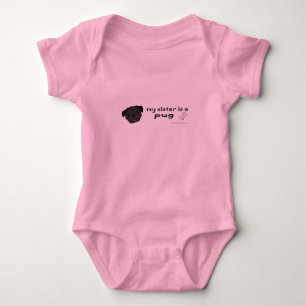 Body Para Bebê pug
