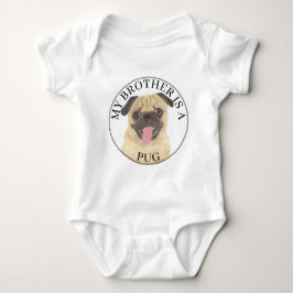 Body Para Bebê Pug Dog