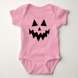 Body Para Bebê Pumpkin Rosa Halloween Jack O Lanterna