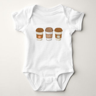 Body Para Bebê Pumpkin Spice latte, Café