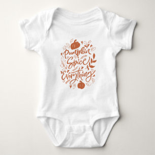 Body Para Bebê Pumpkin Spice Tudo