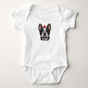 Body Para Bebê Punk Rock Style French Buldogue Para Cachorro