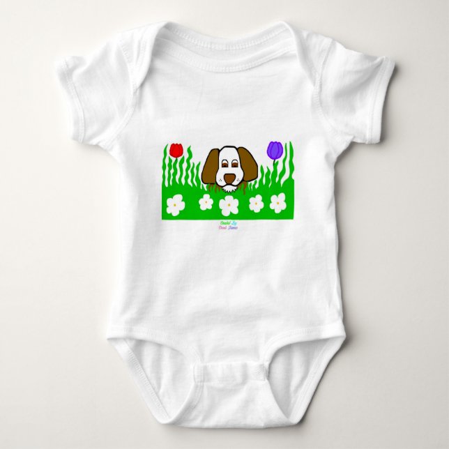 Body Para Bebê Pup N Play Baby Jersey (Frente)