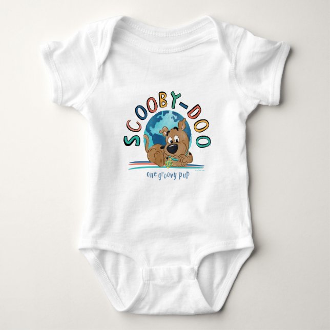 Body Para Bebê Puppy Scooby-Doo "One Groovy Pup" (Frente)