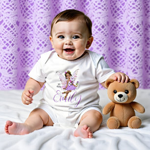 Body Para Bebê Púrpura clara li fada
