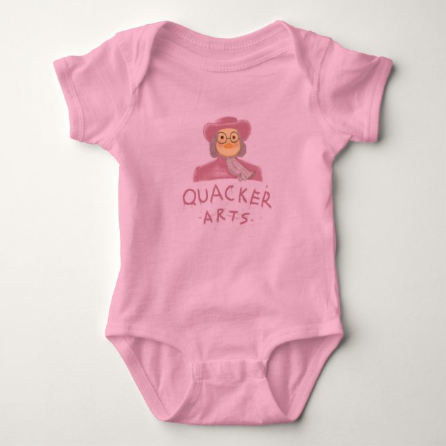 Body Para Bebê Quacker Arts Cute Baby Bodysuits (Frente)