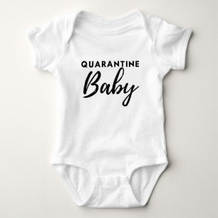Body Para Bebê "Quarantine Baby" - Uma peça neutra em termos de 