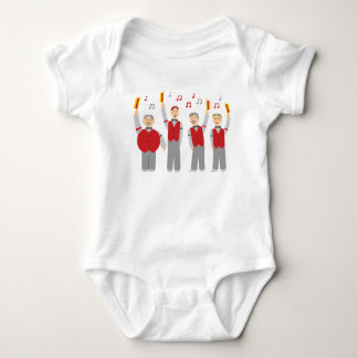 Body Para Bebê Quarteto Clássico de Barbershop