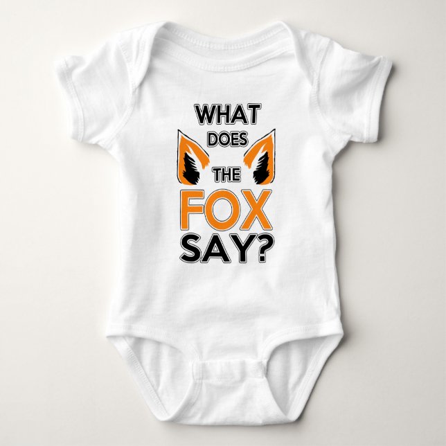Body Para Bebê Que o Fox diz? (Frente)