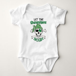 Body Para Bebê Que os Shenanigans comecem a Rua.