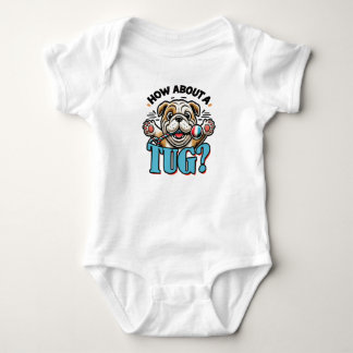Body Para Bebê Que Tal Um Tug - Buldogue 2