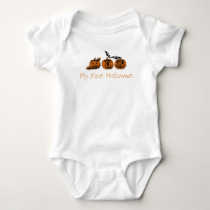 Body Para Bebê Queda Personalizada/Dia das Bruxas/Abóbora Bebê