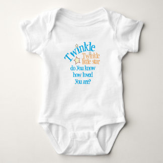 Body Para Bebê Querida Pequena Estrela Personalizada Brilho