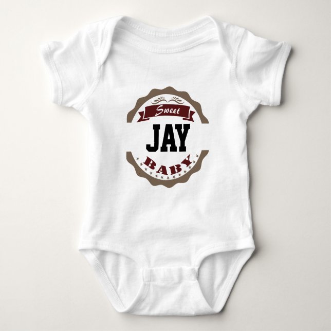 Body Para Bebê Querido Bebê e Nome do Seu Bebê Personalizado (Frente)