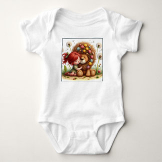 Body Para Bebê Querido Dente-de-Leão