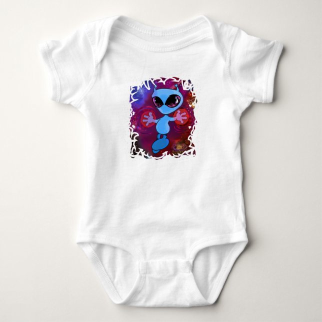Body Para Bebê Qwiby (Frente)