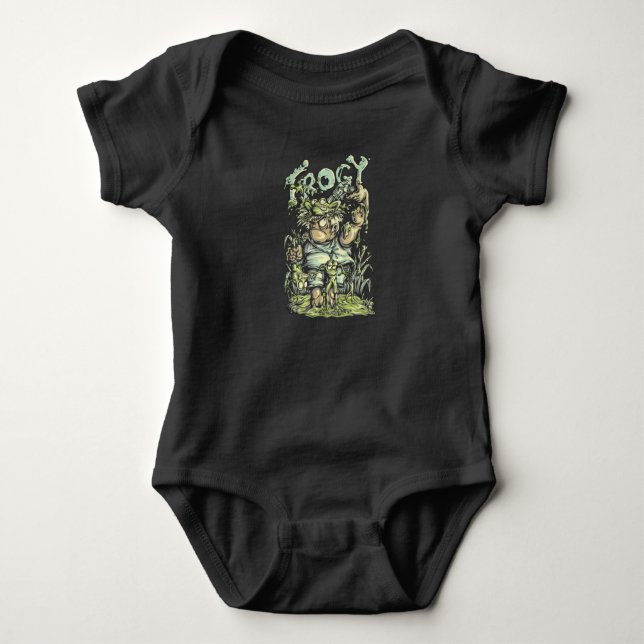 Body Para Bebê Rã (Frente)