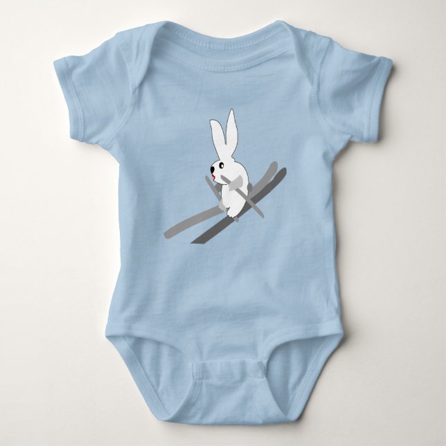 Body Para Bebê Rabbit Skier Baby Bodface (Frente)