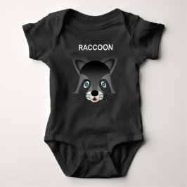 Body Para Bebê Raccoon - Bebê Jersey Bodycase