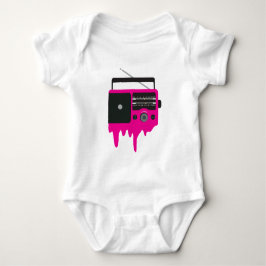Body Para Bebê Rádio Rosa de Fusão
