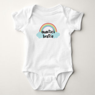 Body Para Bebê Rainbow Auntie's Bestie