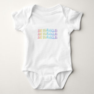 Body Para Bebê Rainbow IVF MIRACLE Pré-Disquete Sensibilização pa