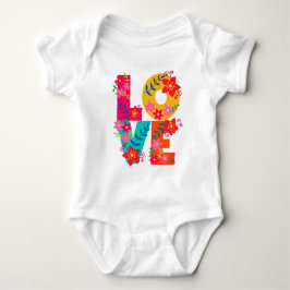 Body Para Bebê Rainbow Love