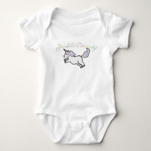 Body Para Bebê Rainbow Smash o Patriarcado Unicórnio