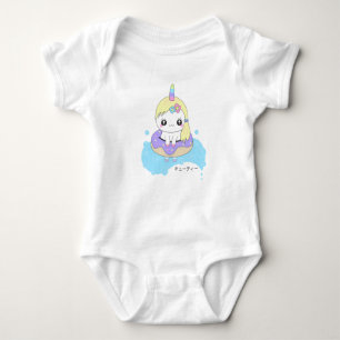 Body Para Bebê Rainbow Unicorn
