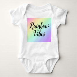 Body Para Bebê Rainbow Vibes