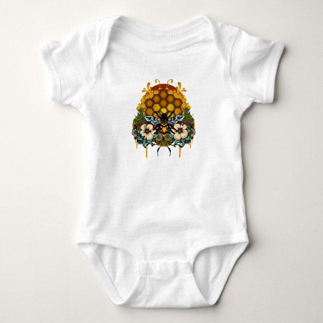 Body Para Bebê Rainha De Abelhas (Frente)