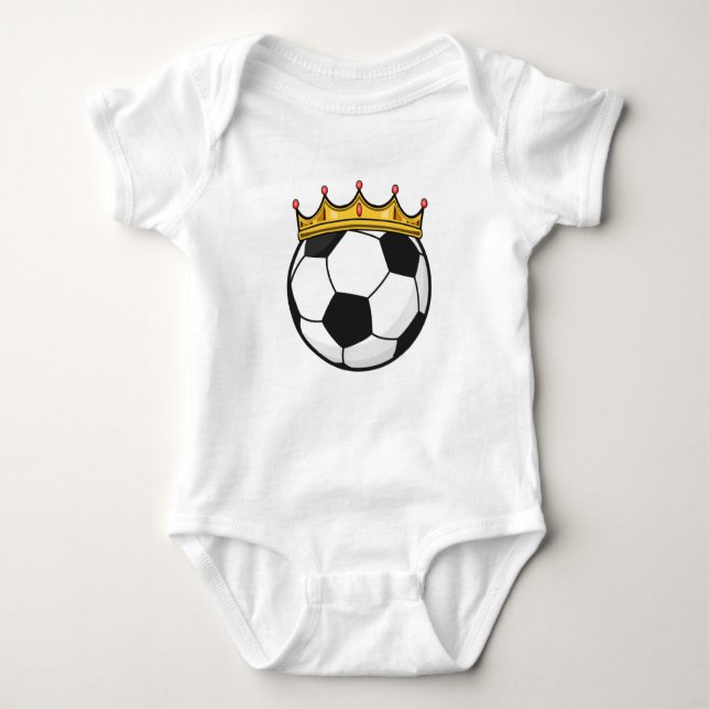 Body Para Bebê Rainha do Futebol (Frente)