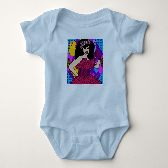 Body Para Bebê Rainha Orgulhosa Inspirou (Frente)
