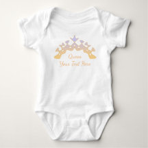 Rainha Perpétua Coroa Amarelo Roxo Personalizável