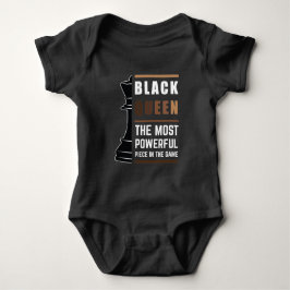 Body Para Bebê Rainha Preta A Peça Mais Poderosa No Jogo 1