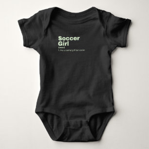 Body Para Bebê Rapariga - Futebol