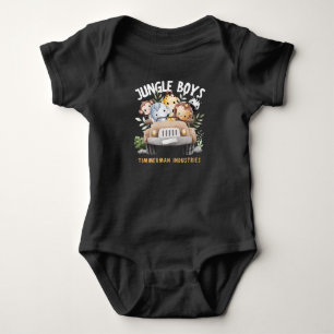 Body Para Bebê Rapazes da selva