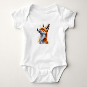 Body Para Bebê Raposa Majestosa