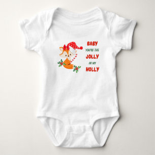 Body Para Bebê Raposa Raposa Raça Holly Jolly Natal Bebê Fato d
