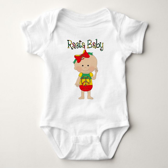 Body Para Bebê Rasta Baby (Frente)